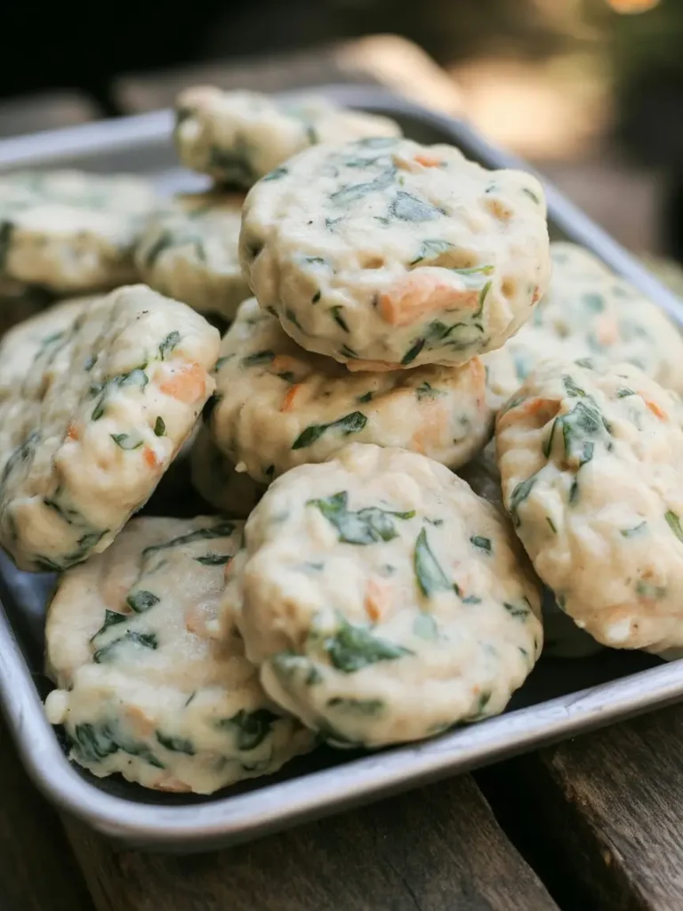 Homemade Creamy Chicken and Cilantro Dog Treats 1 IMAGE11
