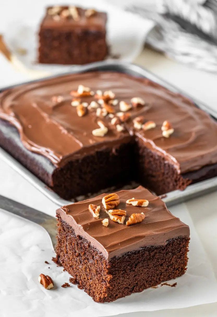 Chocolate Sheet Cake 1 remamberthetasteforu 7